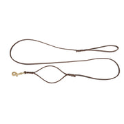 Dingo Gear – lesă din piele cu mâner suplimentar lângă carabină