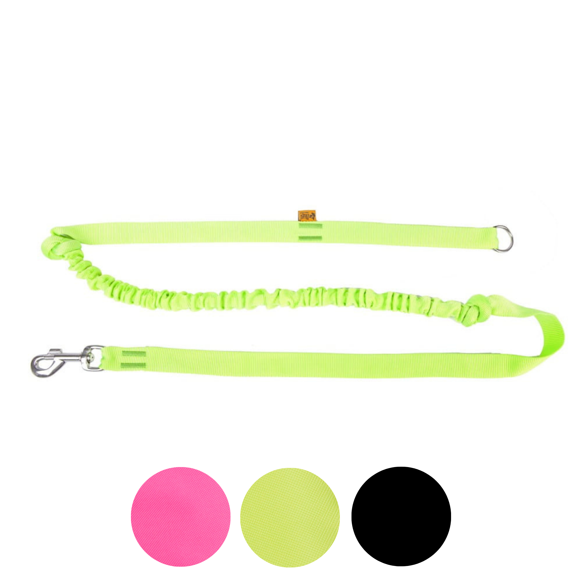 Lesă cu amortizor și mâner