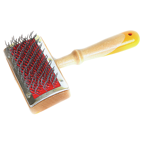 Perie din lemn cu ace extra lungi