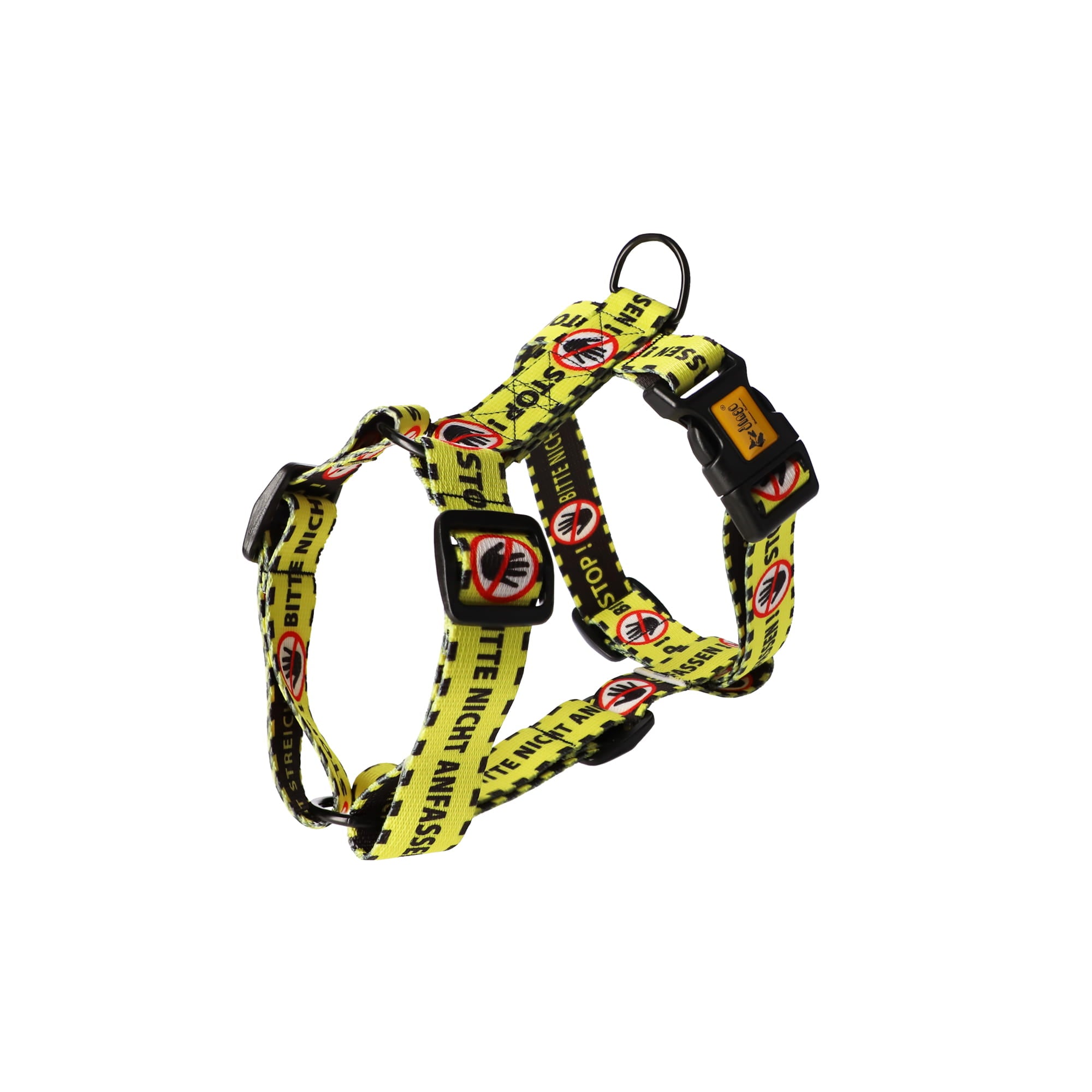 Ham galben pentru câini „Vă rugăm nu”