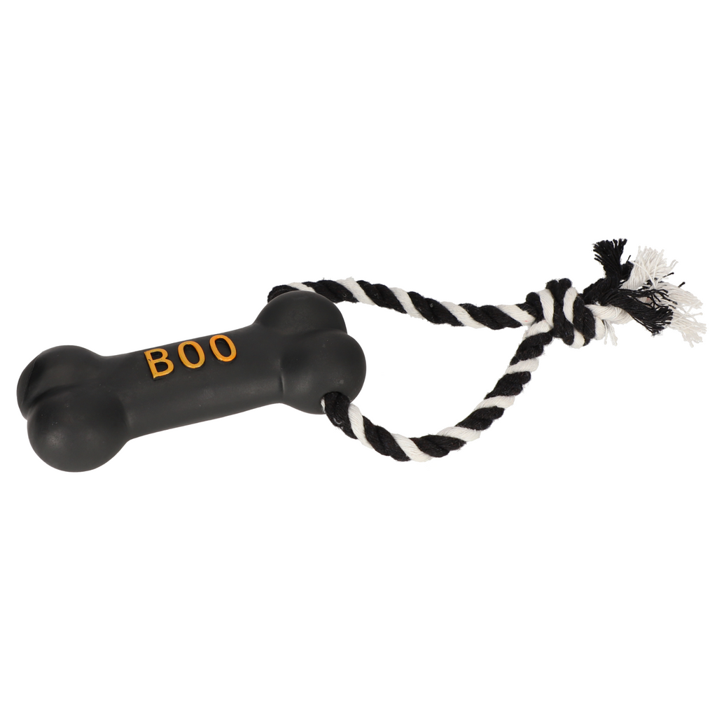 Jucărie pentru câine frânghie cu os din cauciuc Boo