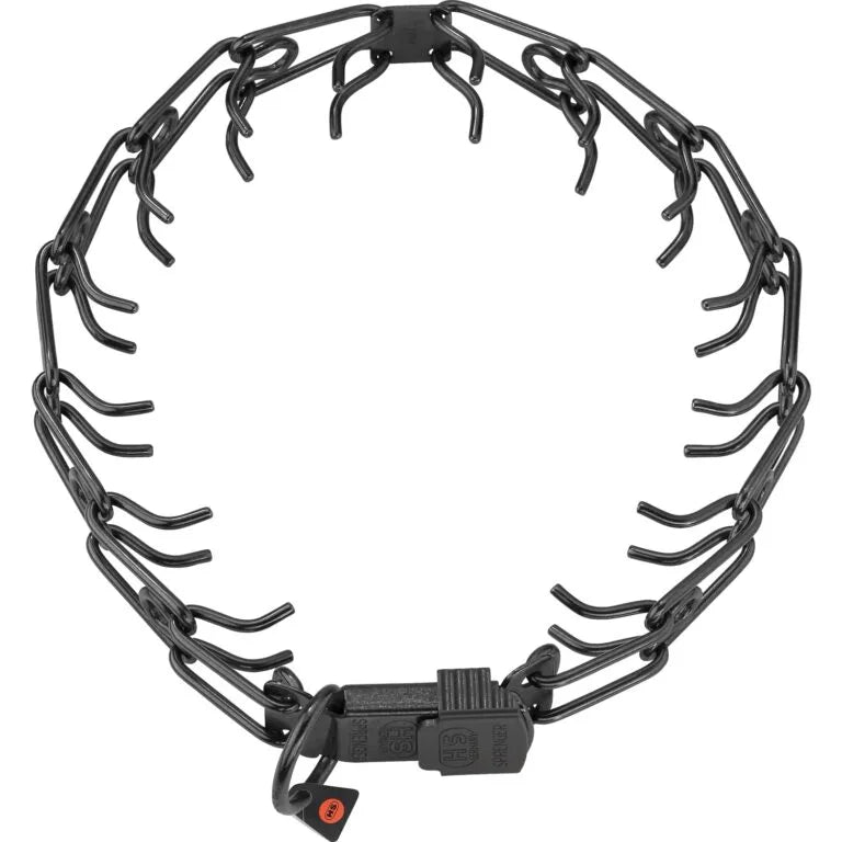 Zgardă Otel Inoxidabil NEGRU pentru Dresaj (58 cm)