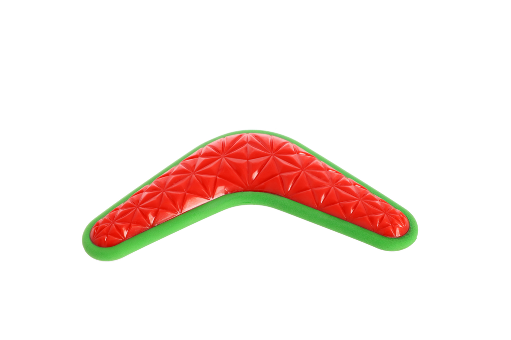 Jucărie pentru câini bumerang din cauciuc TPR 23 cm