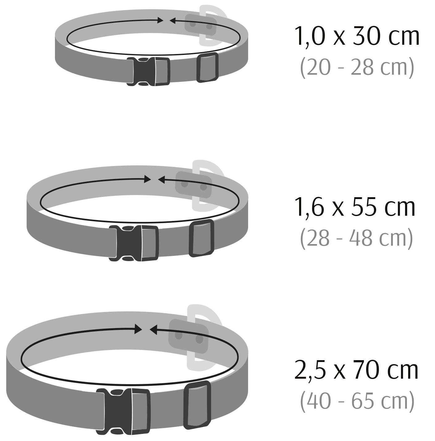 Zgardă reflectorizantă pentru câine tape