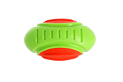 Minge de rugby dentară din cauciuc TPR pentru câini, 17 cm